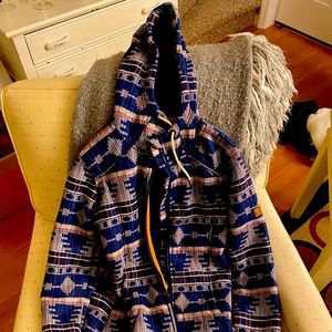 Roxy Sherpa zip up sweater.